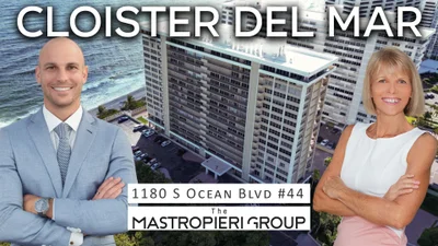 Cloister Del Mar Boca Raton Property Tour | 1180 S Ocean Blvd Apt 44
